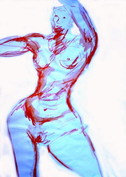 NUDE IV Pastels on Paper image