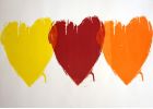 Yellow, Red & Orange Heart image